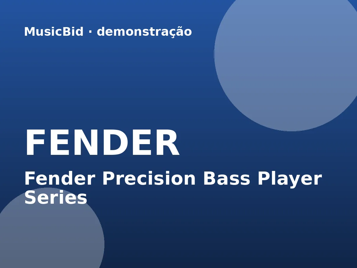 Fender Precision Bass Player Series