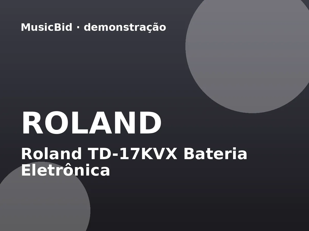 Roland TD-17KVX Bateria Eletrônica