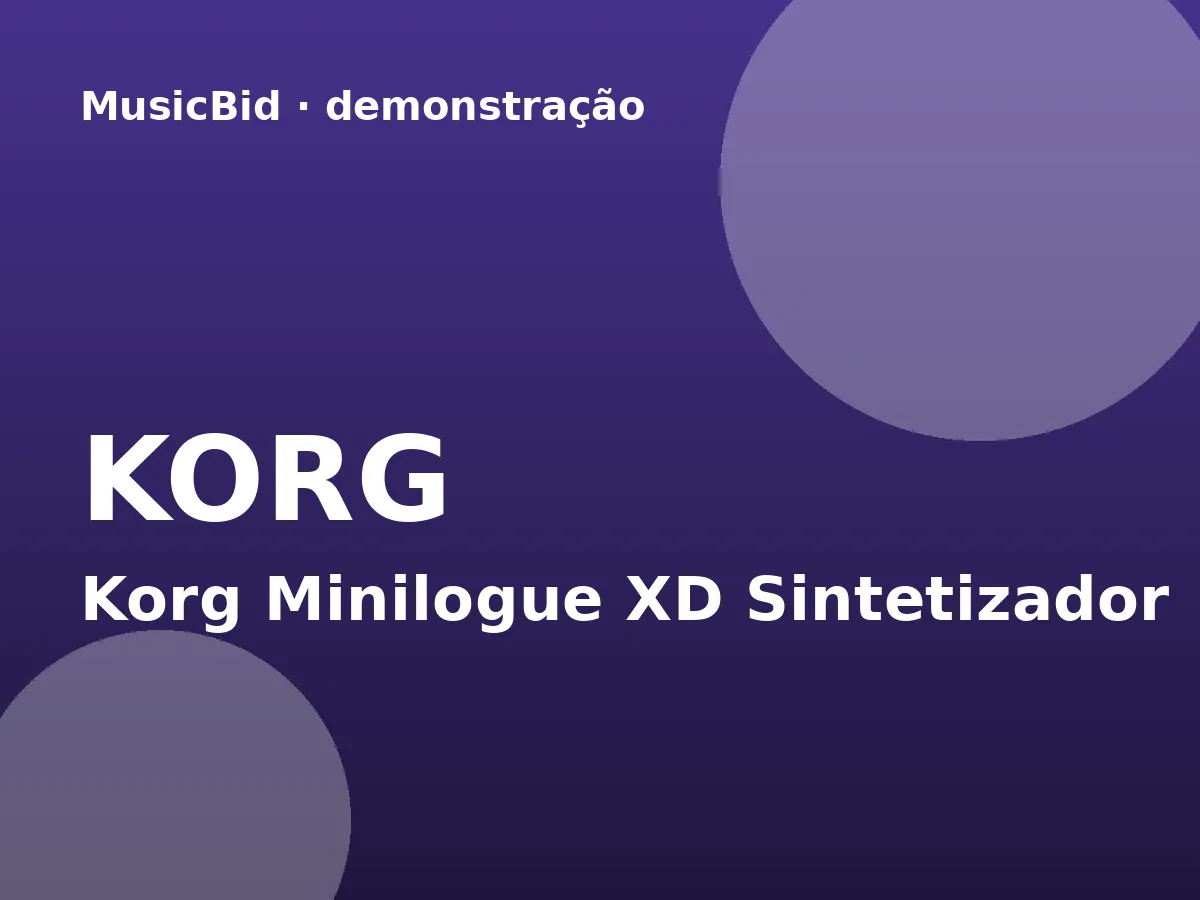 Korg Minilogue XD Sintetizador