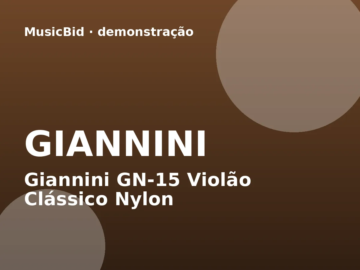 Giannini GN-15 Violão Clássico Nylon