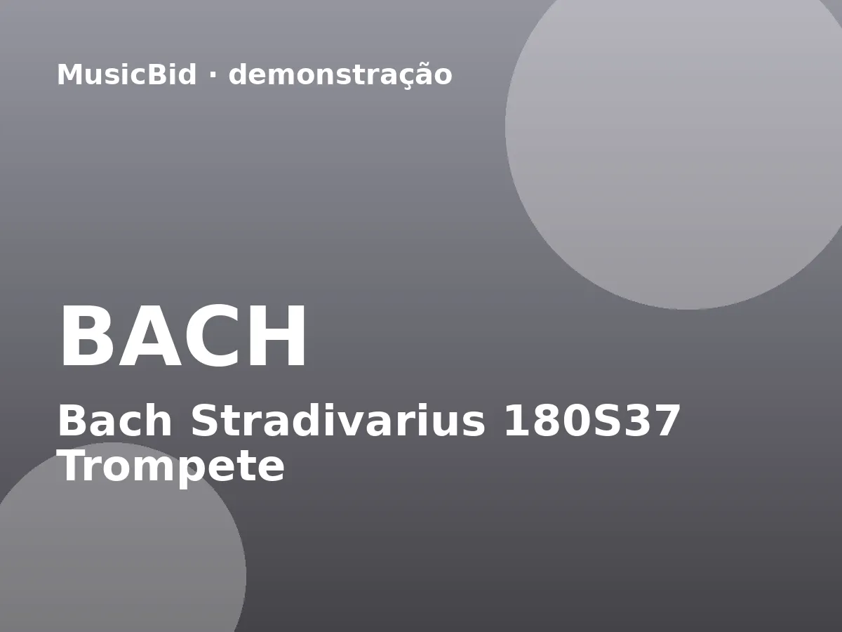 Bach Stradivarius 180S37 Trompete